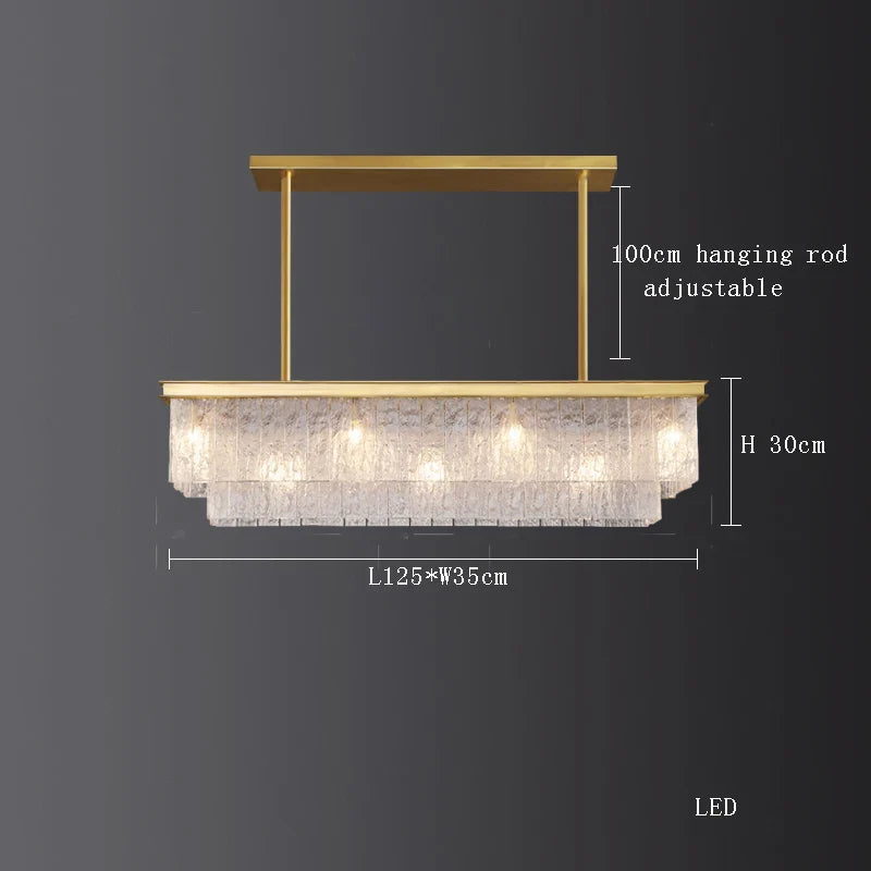 Afralia™ Modern Crystal Chandelier Pendant Light for Dining & Living Room Decor