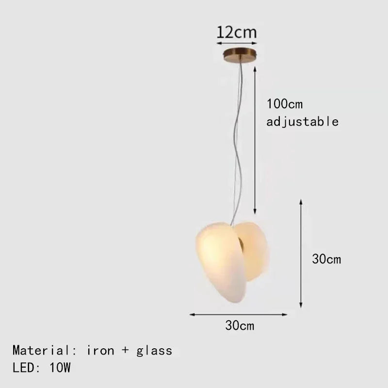 Afralia™ Nordic LED Pendant Chandelier for Dining Kitchen Study Bedroom Lighting