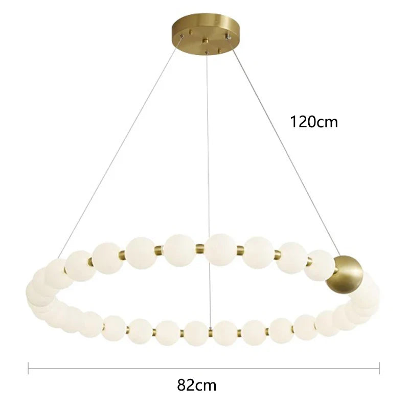 Afralia™ Modern LED Pendant Light Chandeliers for Living Room and Dining Room