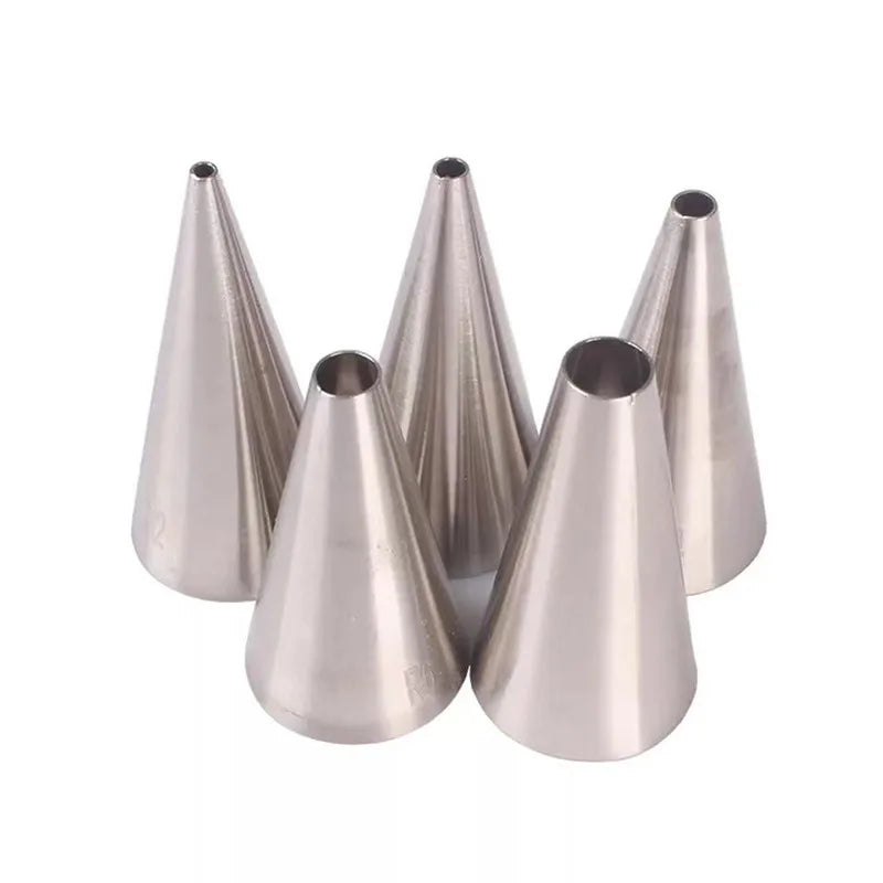 Afralia™ Stainless Steel Cake Nozzle: Chic Kitchen Bakeware for Fun Cake Decor