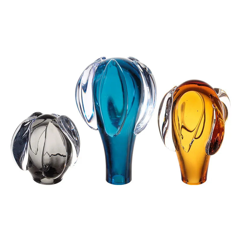 Afralia™ Glass Vase Hot Air Balloon Home Decor Accessory