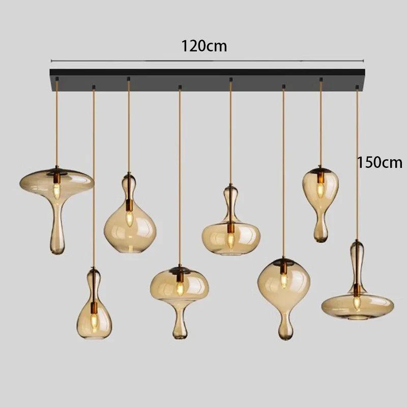 Afralia™ Modern LED Pendant Chandeliers for Living and Dining Rooms