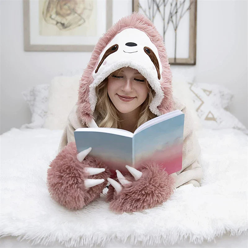 Afralia™ Cute Leopard Flannel Lap Blanket - Soft & Warm Autumn Shawl Blanket
