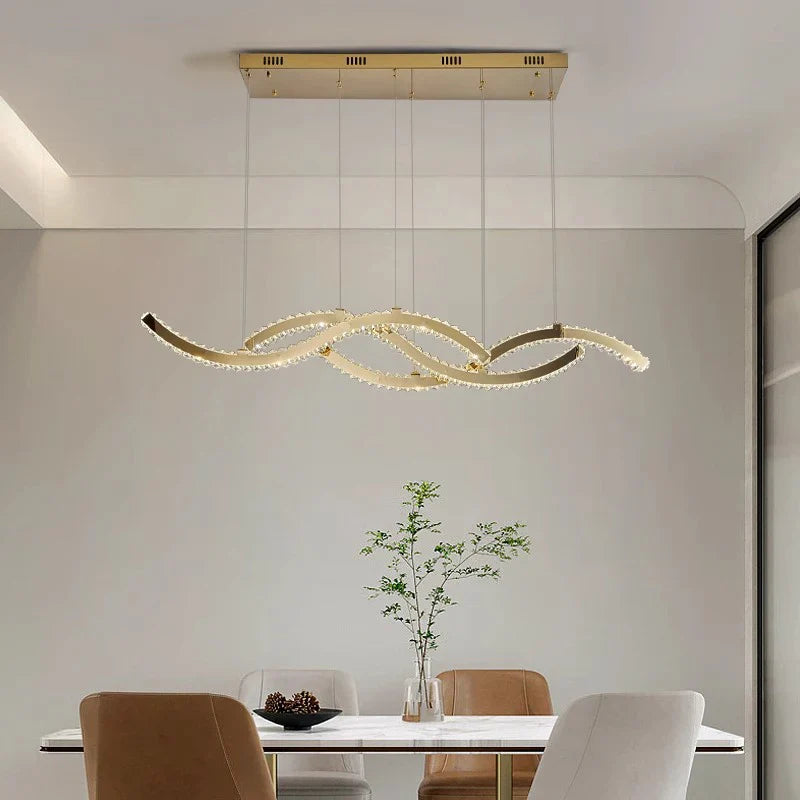 Afralia™ Modern Pendant Light Chandelier Indoor LED Ceiling Lamp