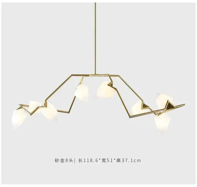 Afralia™ Gold Chandeliers: Luxurious Lighting for Indoor Living Space & Restaurant Decoration