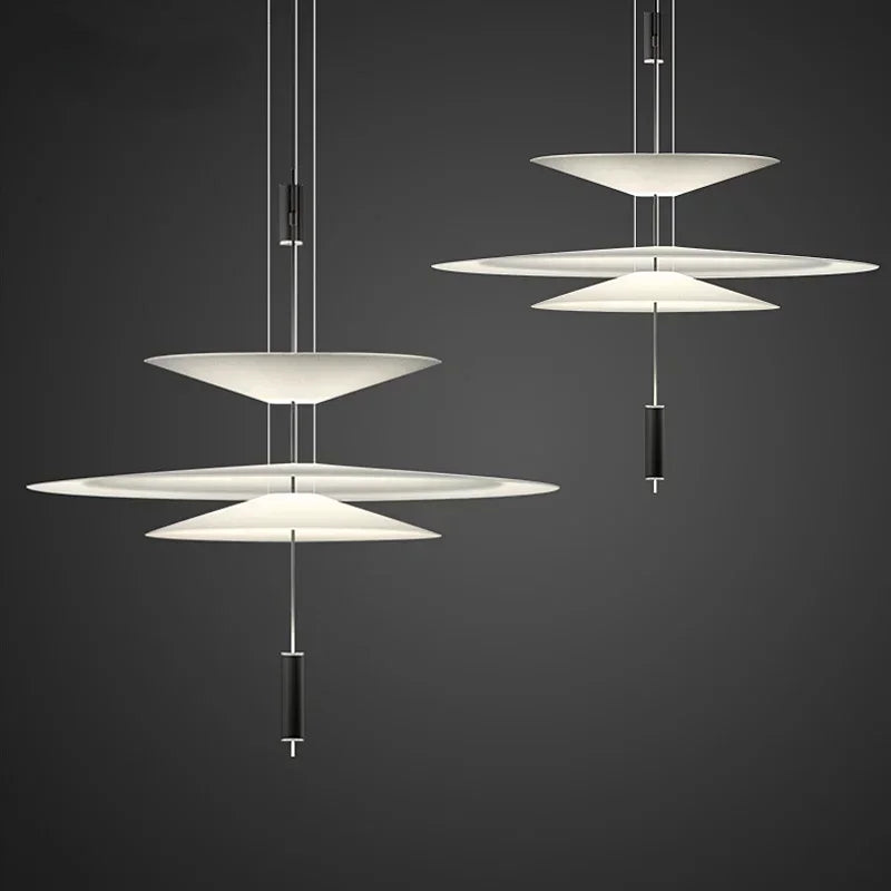 Afralia™ Modern LED Saucer Pendant Lamp for Dining Table and Bar