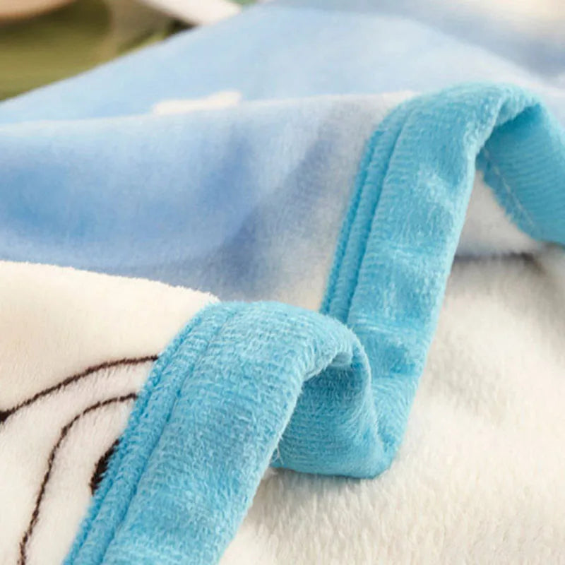 Afralia™ Soft Velvet Ferret Print Blanket for Warmth and Comfort - Autumn Ready