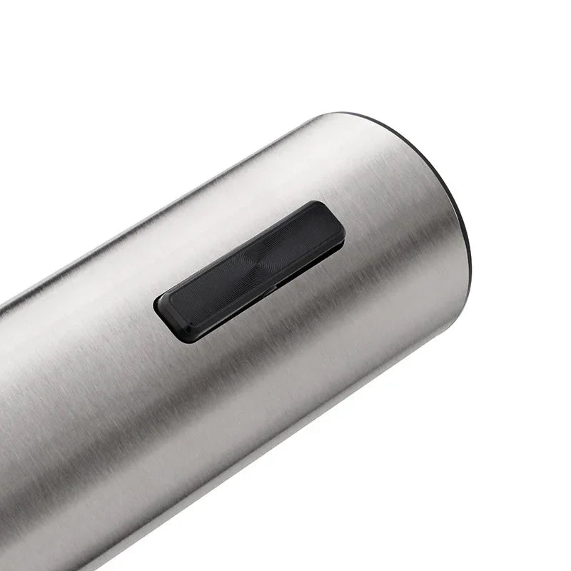 Afralia™ Rechargeable Electric Salt Pepper Grinder Set Stainless Steel Automatic Mill