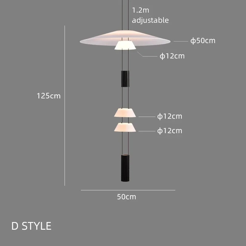 Afralia™ Circular Pendant Light: Modern Minimalist Hanging Lamp for Living Room, Dining, Bar