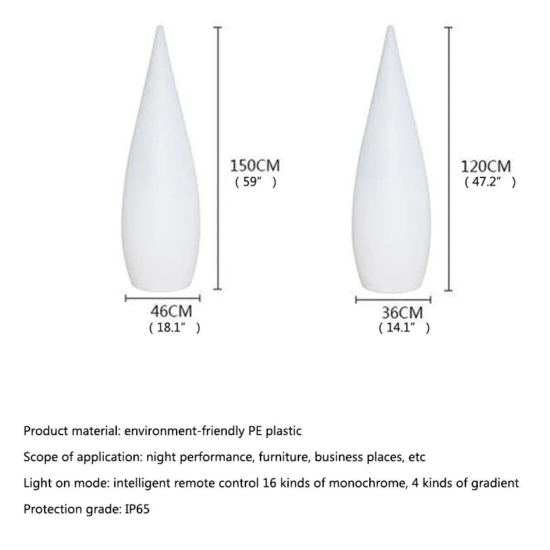 Afralia™ RGB Water Droplet Solar Landscape Lights with Remote for Garden and Porch