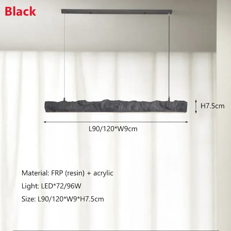 Afralia™ LED Strip Chandelier Pendant Lights for Dining Room and Bar