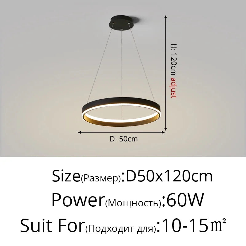 Afralia™ LED Pendant Lamp: Modern Minimalist Style for Bedroom, Kitchen & Foyer