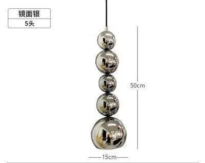 Afralia™ Nordic Modern Gourd Pendant Lamp for Bedroom, Living Room, Restaurant, and Bar