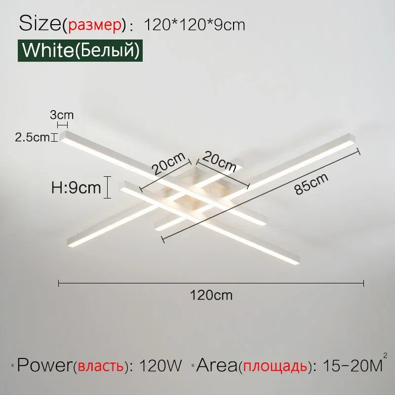 Afralia™ Modern LED Ceiling Lamps for Bedroom and Living Room