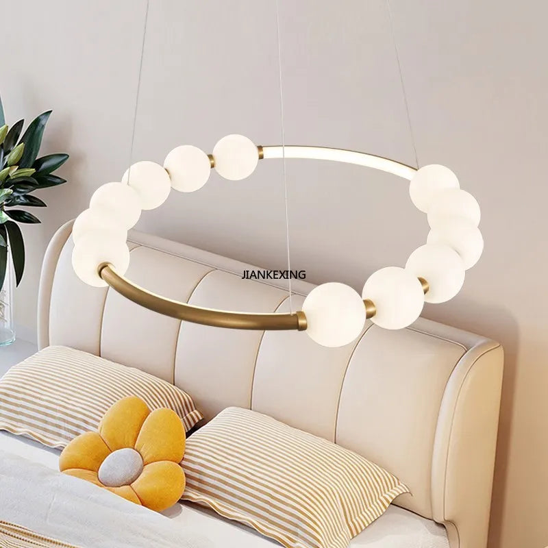 Afralia™ Circle Ring LED Pendant Lights for Elegant Home Decor