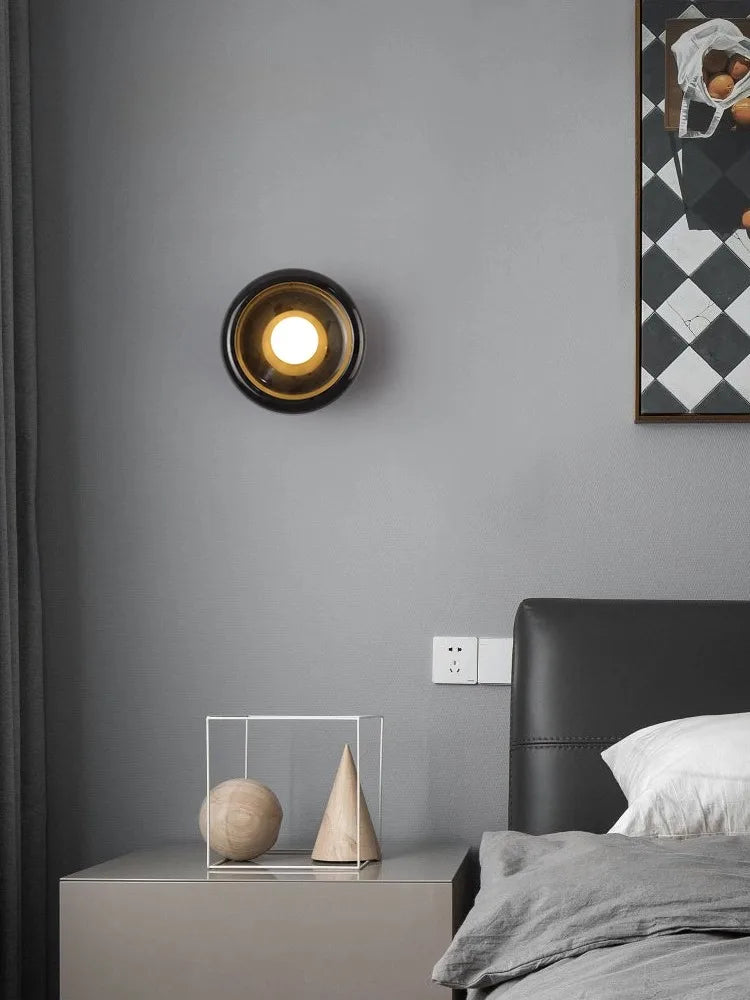 Afralia™ Nordic Jade Wall Sconce Luxury Light Fixture Stone