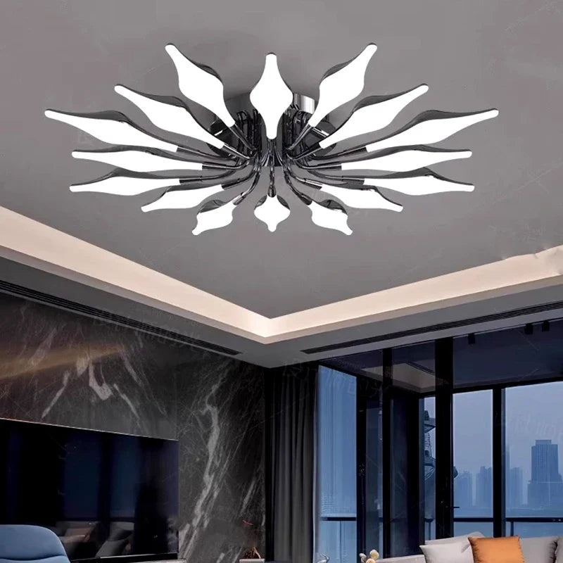 Modern Nordic LED Ceiling Light by Afralia™ for Home Decor Salon Bedroom Living Room Lighting