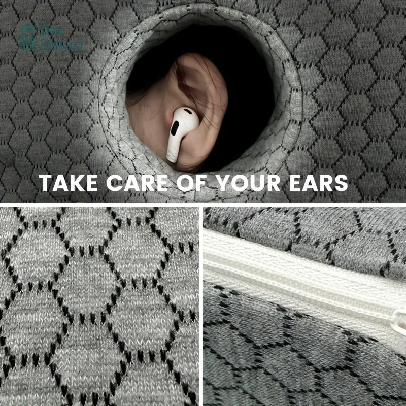 Afralia™ Comfort Ear Guard Pillow for Side Sleepers with Ear Hole, CNH Relief and Inflammation