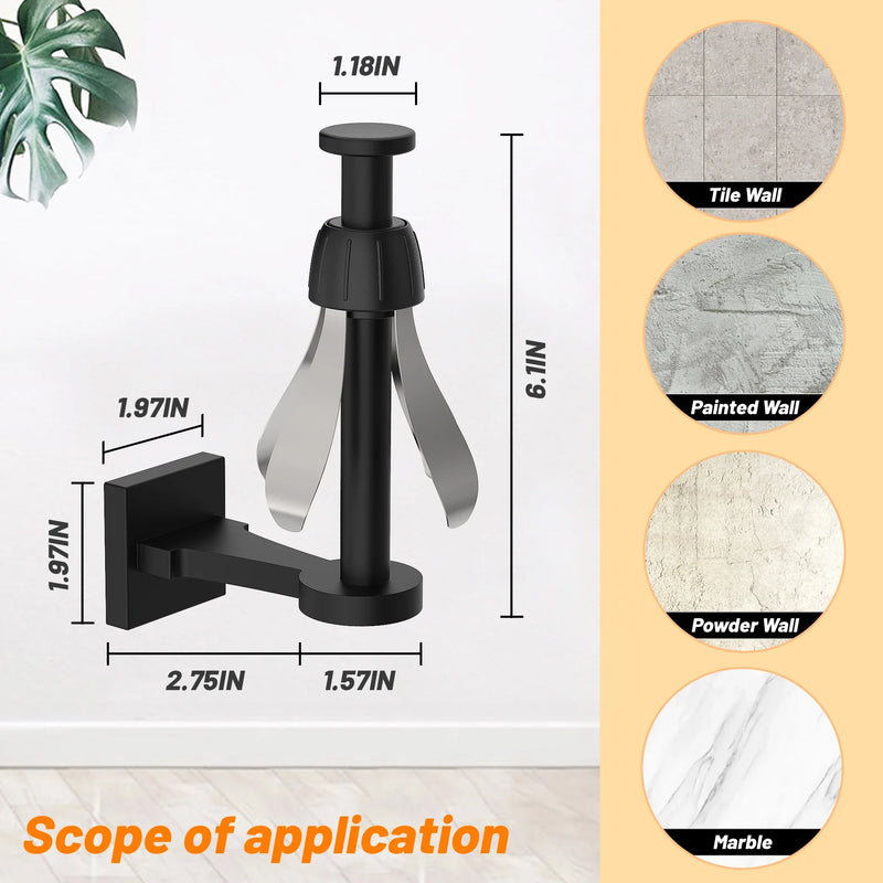 Afralia™ Stainless Steel Toilet Paper Holder with Damping Effect