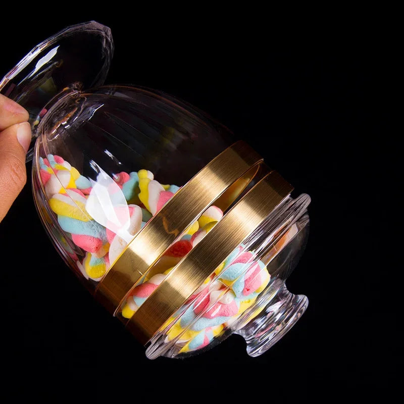 Afralia™ Acrylic Candy & Spice Jar Set for Kitchen Food Storage