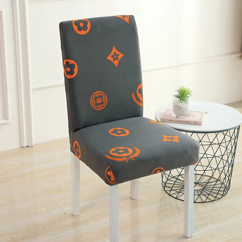 Afralia™ Stretch Print Chair Cover - Elastic Seat Slipcover