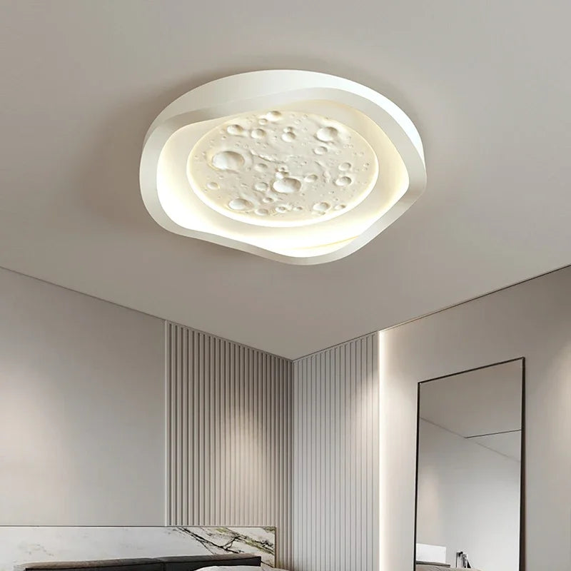 Afralia™ Round LED Ceiling Lamp - Simple Modern Nordic Minimalism for Living Room and Bedroom