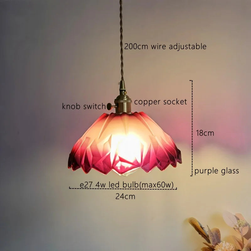 Afralia™ Japanese Style LED Hanging Lamp Pendant Light Fixtures for Home Decor