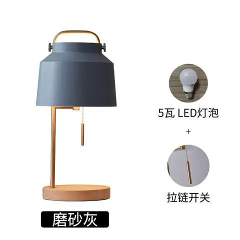 Afralia™ Nordic Macaron Table Lamp Modern Bedroom Bedside Light LED E27