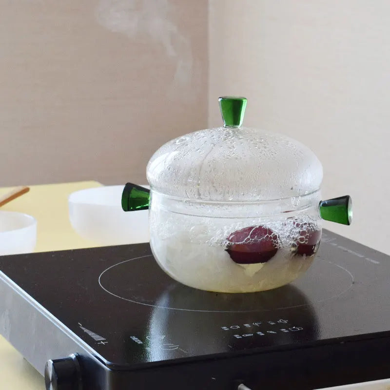 Afralia™ Glass Bowl Set: Multifunctional Food Storage, Salad, Dessert Bowl, Simmer Pot, Stew Bowls