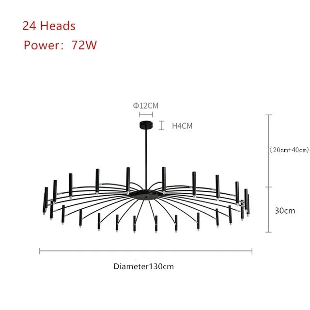 Afralia™ Art Pendant Chandelier - Nordic LED Indoor Lighting Fixture
