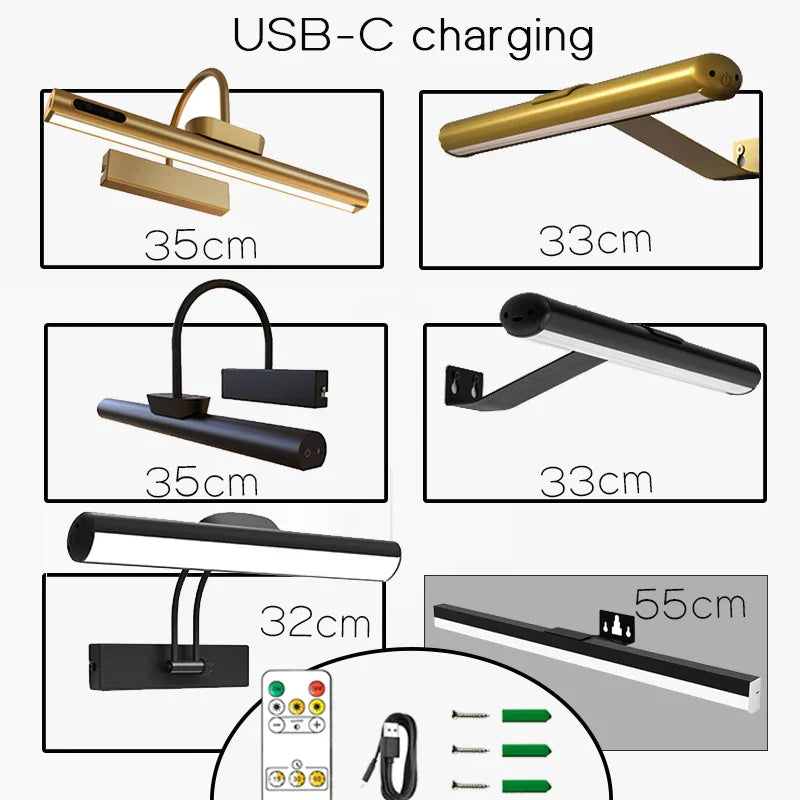 Afralia™ Wireless Remote Control Wall Lamp for Living Room Art Display