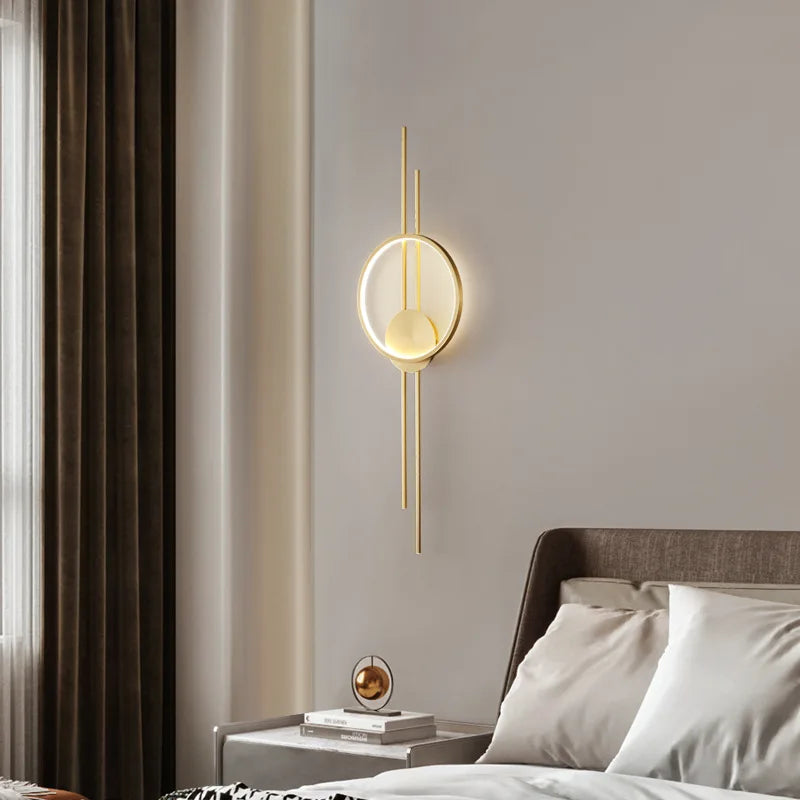 Afralia™ LED Wall Lights: Elegant Minimalist Sconce with 3 Dimming Modes