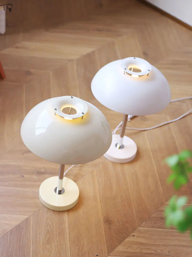 Afralia™ Bauhaus LED Table Lamp for Retro Atmosphere in Living Room or Bedroom