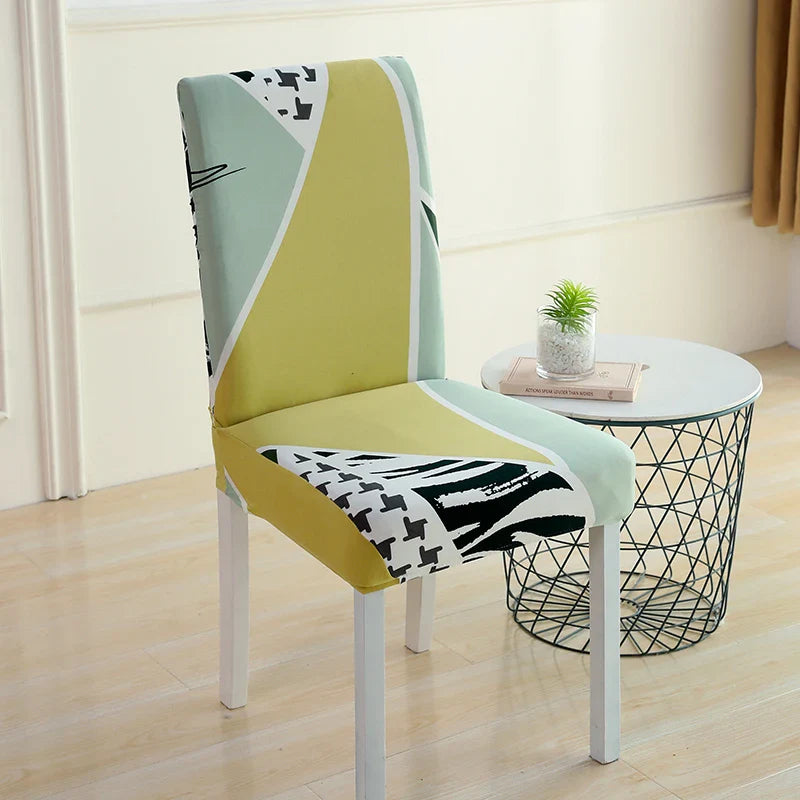 Afralia™ Stretch Print Chair Cover - Elastic Seat Slipcover
