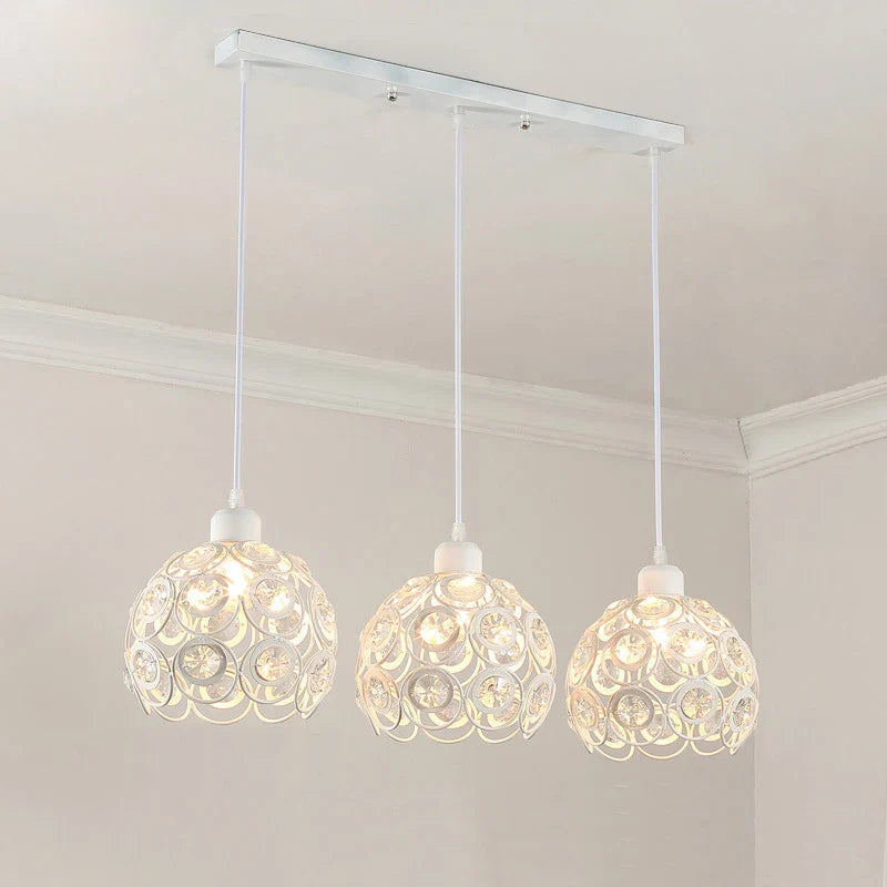 Afralia™ Crystal Pendant Lamp: Modern Nordic Design for Dining Room, Bedroom, and Bar Counter