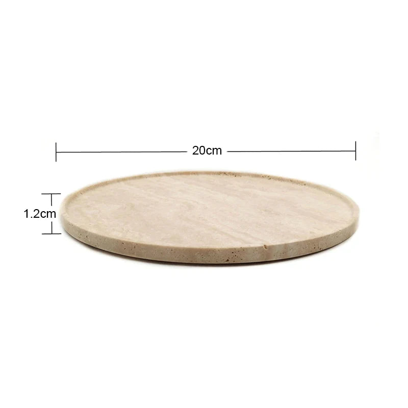 Afralia™ Marble Decorative Tray for Bathroom Vanity Dresser