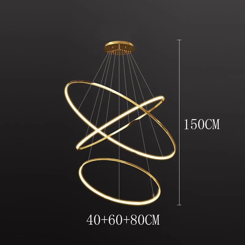 Afralia™ Modern LED Pendant Lights for Home Decor, Chandeliers for Dining Room and Living Room