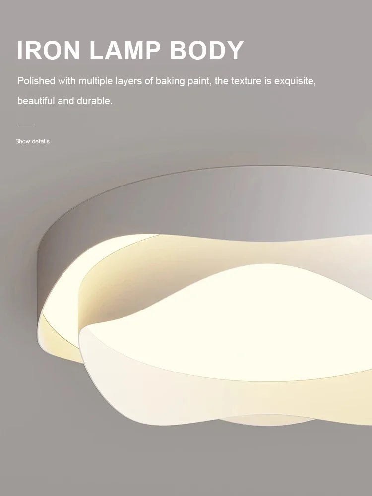 Afralia™ Nordic Flowers Art LED Ceiling Lamp for Minimalist Decor