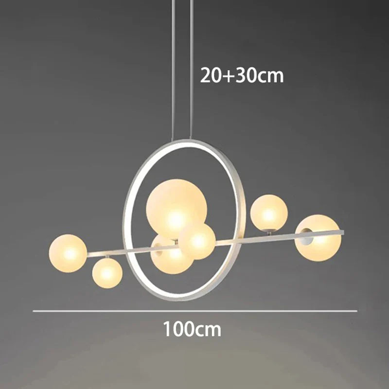 Afralia™ Nordic Dining Room Pendant Light Chandelier for Living Room