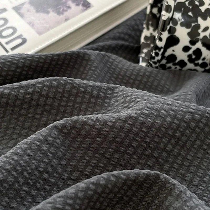 Afralia™ Bubble Cotton Quilt Sets | Ultra Soft Fitted Sheet Set | King Queen Bed Set