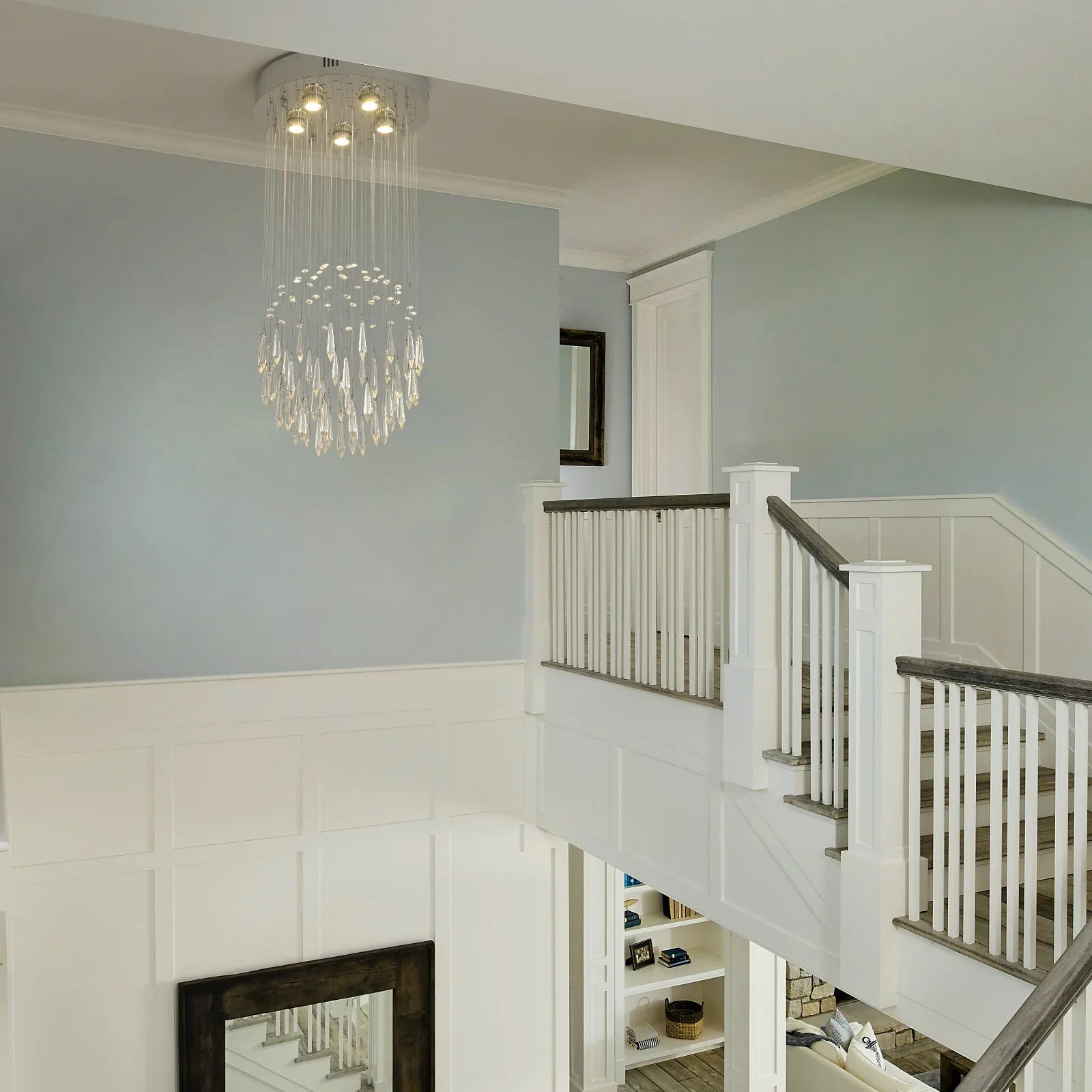 Afralia™ Crystal Ring Pendant Chandelier: Modern Ceiling Light for Living & Dining Room