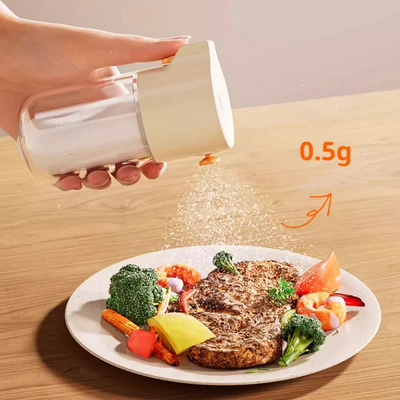 Afralia™ Seasoning Pot Salt Sugar Spice Pepper Jar Box Kitchen Control Bottle