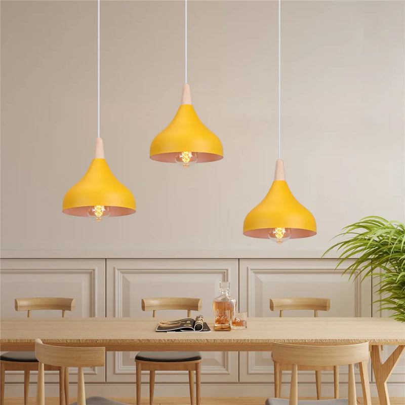 Afralia™ Multicolour Pendant Light Fixture Restaurant Cafe Loft Bedroom Hanglamp