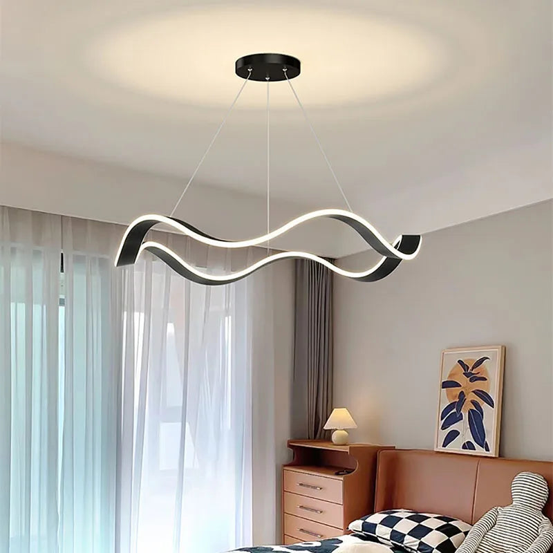 Afralia™ Nordic LED Pendant Light - Adjustable Chandelier for Elegant Home Decor