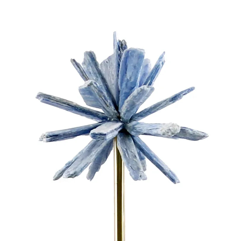 Afralia™ Crystal Agate Handmade White Flower Home Decor Figurine