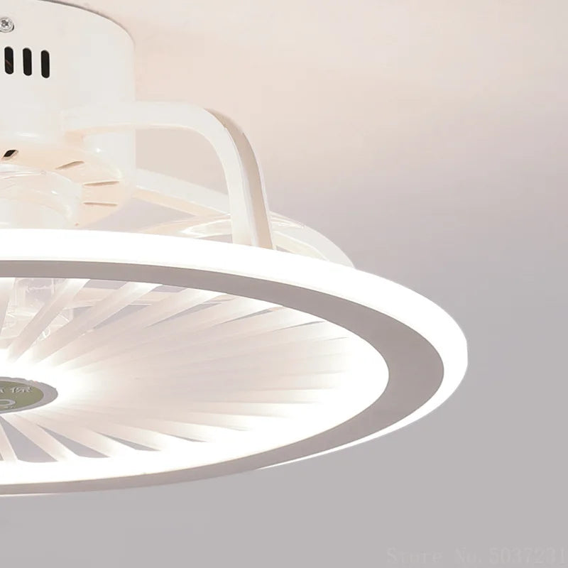 Nordic Style Ceiling Fan Light for Bedroom, Living Room, Children's Room by Afralia™