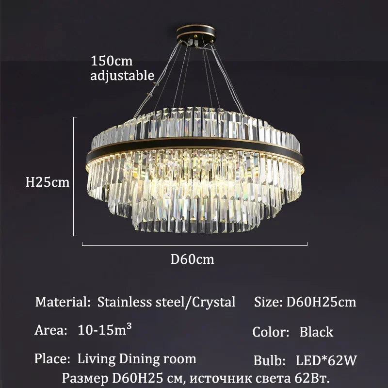 Afralia™ Crystal Chandeliers: Modern Luxury for Home Decor and Illuminating Spaces