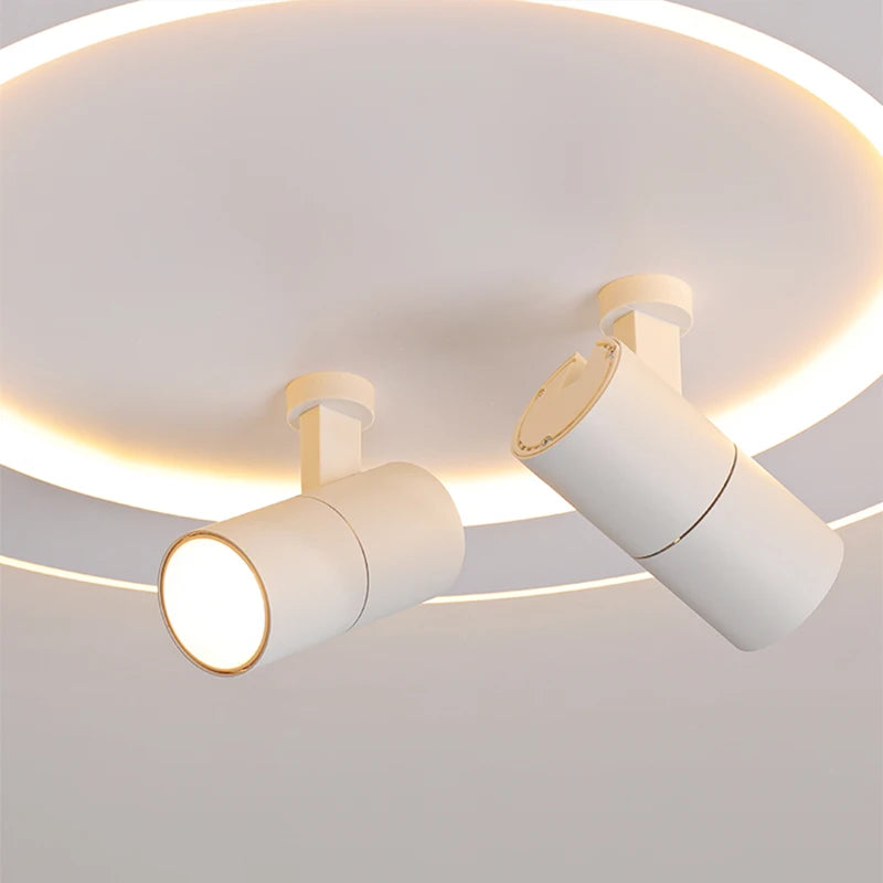 Afralia™ Modern LED Ceiling Lamps with Spotlight - Stylish Corridor Chandeliers for Living and Dining Rooms