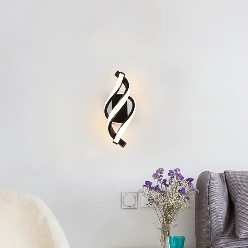 Afralia™ Minimalist Rotating Wall Sconce for Bedroom, Living Room, and Aisle