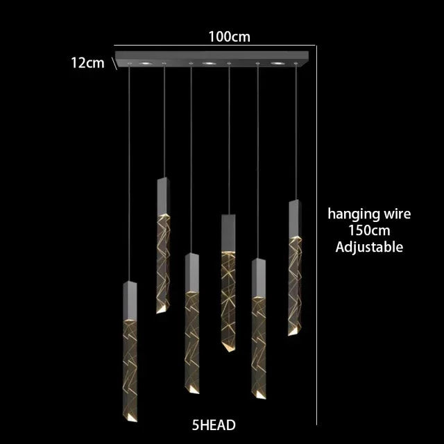 Afralia™ Crystal Chrome LED Chandelier: Luxury Duplex Stair Loft Pendant Light for Living Room